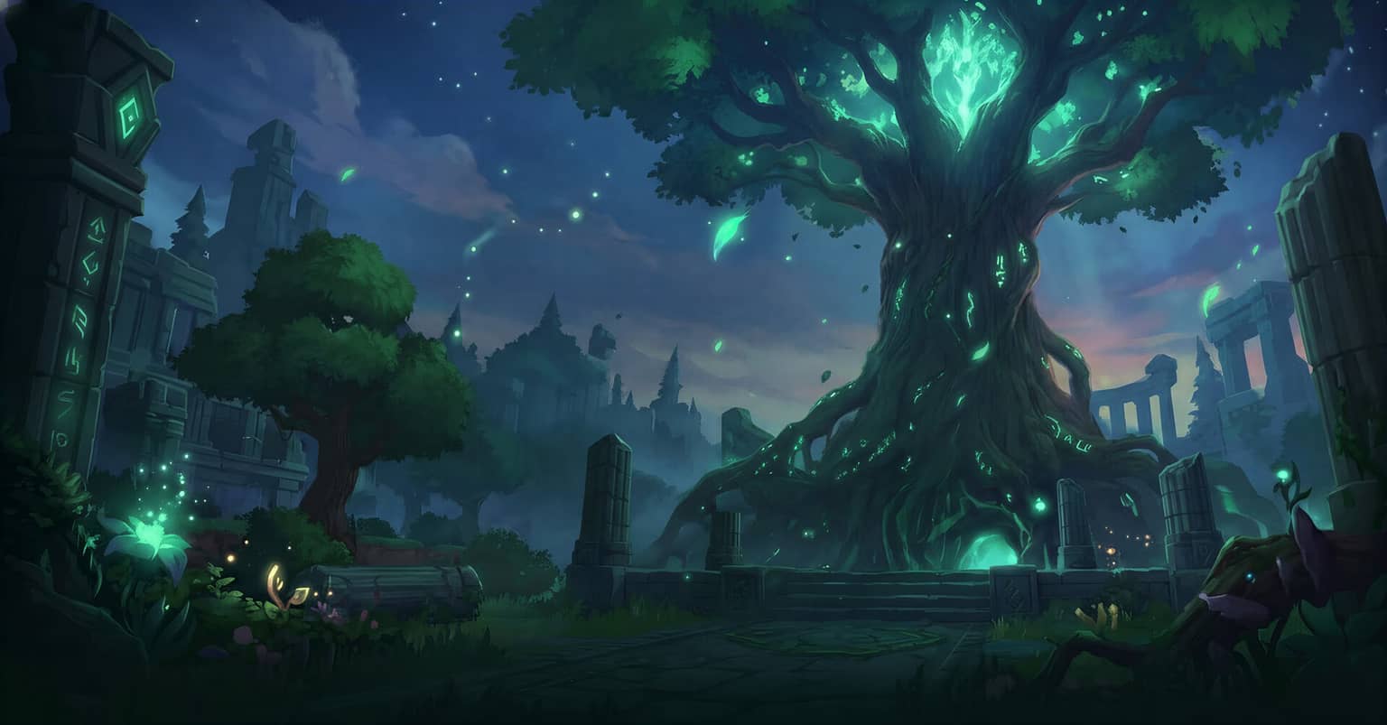Hytale Landscape Background